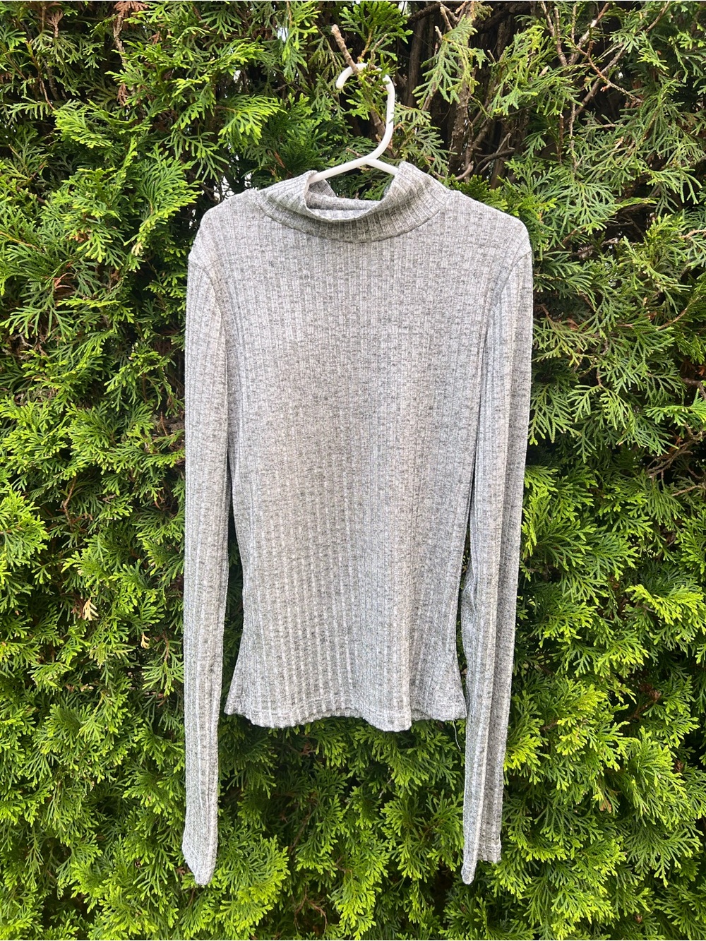 Aqua Women's Gray Turtleneck Sweater